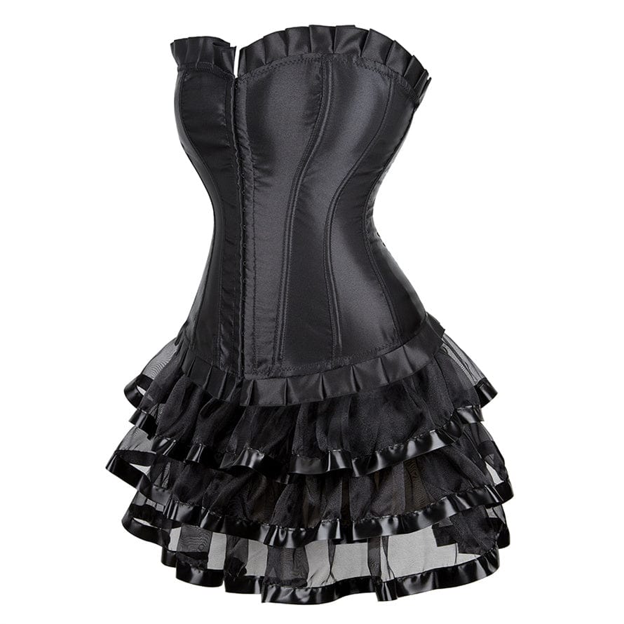 Black Corset Dress Gothic – Meet Costumes