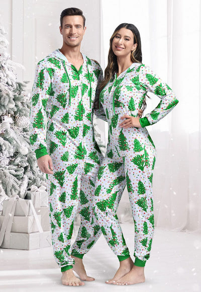 matching christmas pajamas#color_green-f