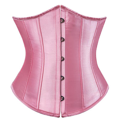 Pink Underbust Corset Bridal,barbie costume#color_pink