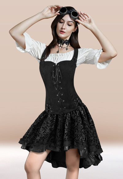 Women Costumes for Halloween,renaissance faire clothing#color_black