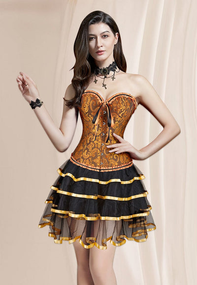 Ginger Corset Dress#color_ginger